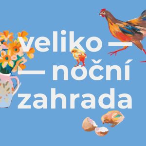 Velikonoční zahrada - nadpis s obrázky