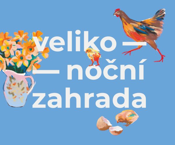 Velikonoční zahrada - nadpis s obrázky