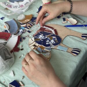 Workshop mozaiky v Krafferově zahradě