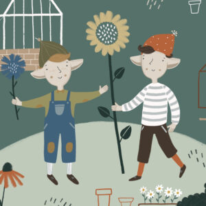 Zahradní skřítky Hlíz a Choholík